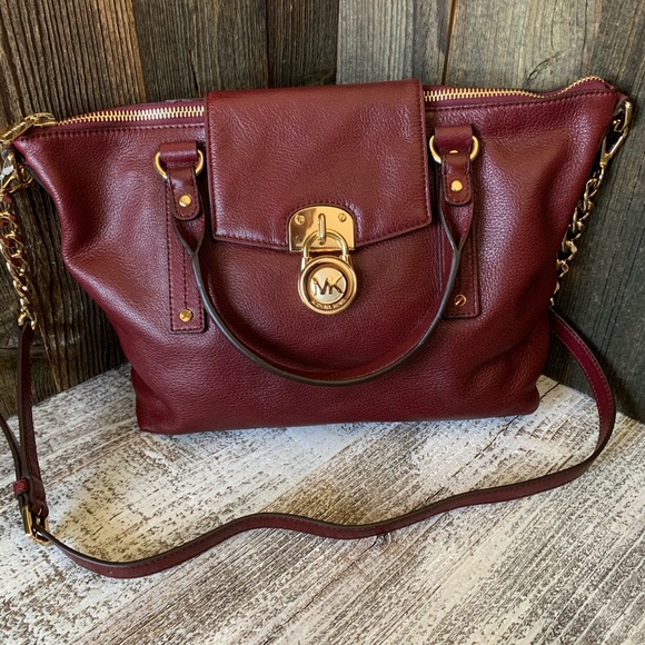 Michael Kors Burgundy Bag - Picture 3 of 8